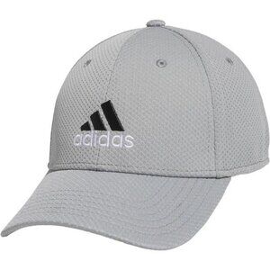Mens stretch fit hat adidas style mid crown baseball cap moisture wicking
